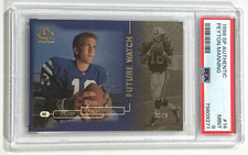 1998 UPPER DECK SP AUTHENTIC PEYTON MANNING ROOKIE CARD RC PSA 9