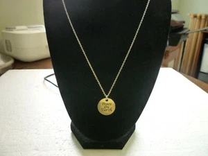 Necklace Silver Tone 18" Silver Plated "Peace on Earth" - Bild 1 von 4