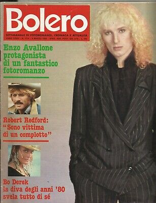 Fotoromanzo Bolero N.1714/1980 Enzo Avallone-bo Derek-anna Oxa-i Decibel-boldi • 5.05€