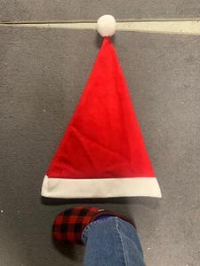 Santa Hat Tree Topper 32" Round - Made in the USA - Christmas Tree Topper - Picture 1 of 3