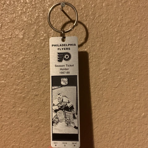 Philadelphia Flyers Vintage Season Ticket Holder 1987-1988 Hockey Collectible Cover