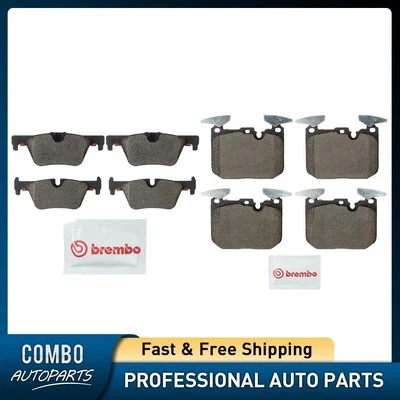 Front Rear Disc Brake Pad Set fits 2017-2020 BMW 230i xDrive - Image 1 of 4
