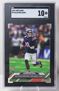 2024 Topps NOW Caleb Williams #9 RC Chicago Bears SGC 10  - Picture 1 of 2