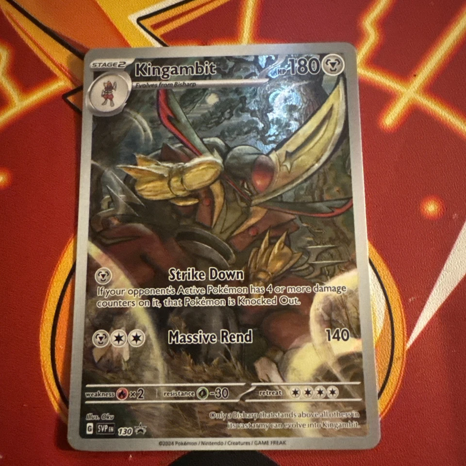 Kingambit 130 Sv: Scarlet & Violet Promo Cards Holo - Image 1 of 2
