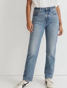 Madewell Curvy 90s Straight Leg Jean Blue Medium Wash Women’s Size 26 C72 - Picture 1 of 8