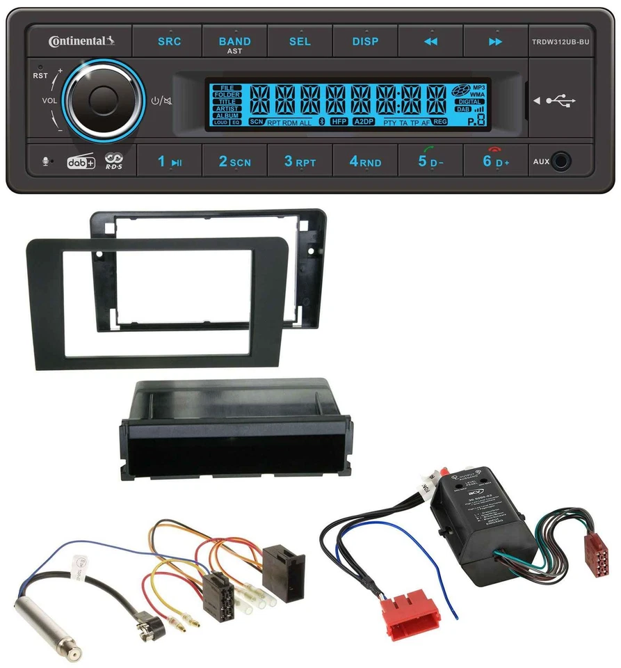 Continental MP3 DAB USB Bluetooth Autoradio für Audi A3 8P 03-06 Symphony Bose A - Bild 1 von 4
