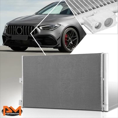 Condensador de aire acondicionado núcleo aluminio delantero estilo OE para Mercedes CLA45 GLA45 AMG 14-20 Foto 1 de 4