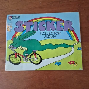 Libro álbum de pegatinas vintage de los años 80 Puffy Scratch N Sniff repollo parche arco iris - Imagen 1 de 12