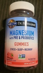 Garden Of Life Dr. Formulated Magnesium With Pre & Probiotics (60 Gummies) 11/25 - Picture 1 of 3