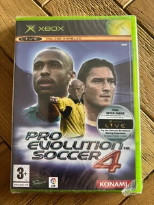 SEALED PES Pro Evolution Soccer 4 - Original Xbox Game PAL English - Picture 1 of 7