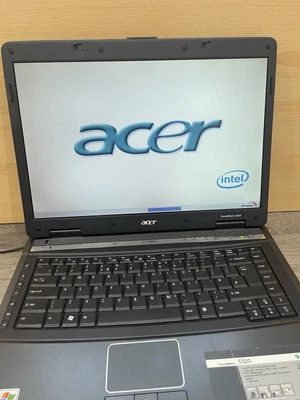 Acer Travel Mate 5320 Laptop Intel Celeron 120gb HDD With Charger READ FAULTY - Image 1 of 4