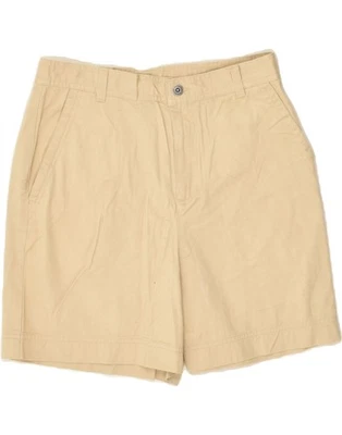LIZ CLAIBORNE Womens Chino Shorts UK 12 Medium W28 Beige Cotton WU14 - Image 1 of 3