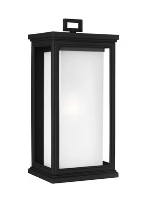 Feiss OL12902TXB Roscoe 18.25" Outdoor Wall Lantern in Textured Black - Image 1 of 2