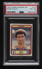 1980 Panini Voetbal 80 Album Stickers Ruud Gullit #115 PSA 4