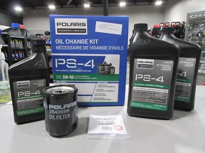 Комплект для замены масла Polaris PS-4 2879323 Ranger/RZR 900/1000 БЕСПЛАТНАЯ ДОСТАВКА! - Изображение 1 из 2