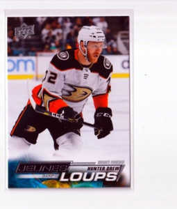 HUNTER DREW '22/23 Upper Deck FRENCH YOUNG GUNS JEUNES LOUPS card #476