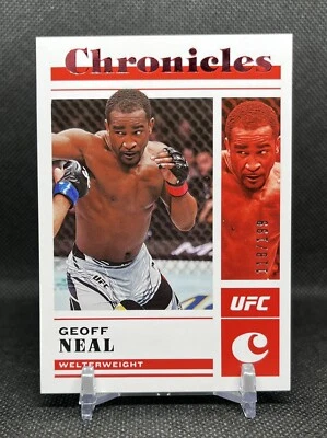 2023 Panini Chronicles UFC GEOFF NEAL #22 RED /199 Welterweight SP - Image 1 of 3