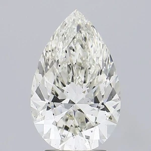 3 CT Pear Lab Grown Diamond For Engagement Ring - Picture 1 of 4