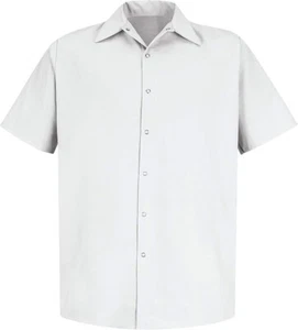 Red Kap Men's Specialized Pocketless Work Shirt Size M - Picture 1 of 5