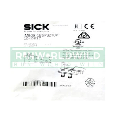 1PCS FOR SICK IME08-1B5PSZT0K Inductive proximity sensors ,PNP,NewKd Replacement - Image 1 of 3