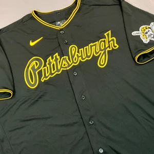 New Nike Pittsburgh Pirates Authentic On-Field Elite Sewn Jersey Sz 56 $355 - Picture 1 of 12