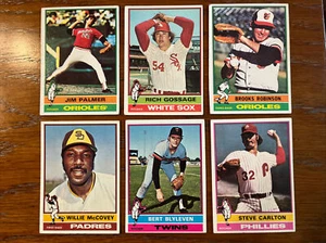 1976 Topps All-Star Hall of Fame Baseball Players Lot Of (6)! Very Good Conditio - Picture 1 of 4