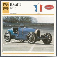 EDITO-SERVICE S A 1991 CLASSIC CARS-1924-1930-BUGATTI TYPE 35