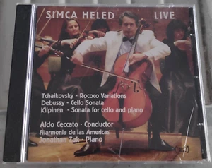 Simca Heled Live Cello Works - Tchaikovsky Debussy Kilpinen CD NM - Picture 1 of 3
