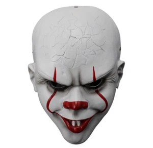 New It Pennywise Joker Cosplay Terror Resin Full Face Mask Halloween Party Prop - Picture 1 of 8