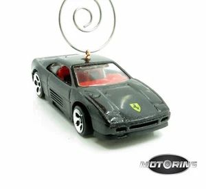 Ferrari F40 schwarzes Auto selten Christbaumschmuck Diecast - Bild 1 von 4