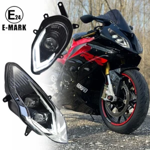 For BMW S1000RR 2015 2016 2017 2018 E-24 Mark LED Headlight W/DRL Hi/Low Beam - Picture 1 of 16