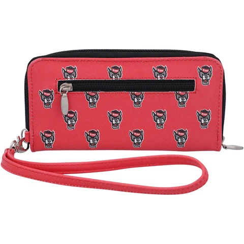 Women's NC State Wolfpack Zip-Around Wristlet Wallet Cover