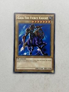 Gaia The Fierce Knight MIL1-EN025 Rare Yu-Gi-Oh Card 1st Edition