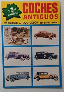 mi album de cromos serie coches antiguos COMPLETO CON SUS CROMOS SIN PEGAR 1980 - Imagen 1 de 5