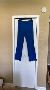 Jockey small tall scrub pants, royal blue flare leg - Picture 1 of 5