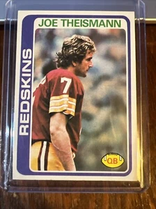 Joe Theismann 1978 Topps Football Card #416 NM Range Washington Redskins HOF - Foto 1 di 6