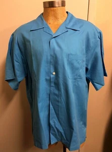 🔵     Men's Daniel Cremieux Signature Collection Blue Shirt Size XL - Picture 1 of 3