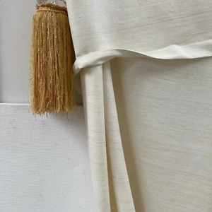"¡Diseño de tela!OFERTA%* JANG KONG tejido seda/algodón tela crema Nya Nordiska - Imagen 1 de 10