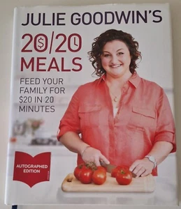SIGNED COPY Julie Goodwin's 20/20 $20 in 20 minutes - Extra Large HC - Free 🚚 - Picture 1 of 15
