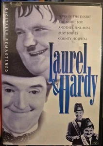 LAUREL & HARDY 5-FILM COLLECTION DVD STAN & OLLIE FILMS REMASTERED THE MUSIC BOX - Picture 1 of 3