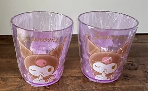 Sanrio Kuromi lila Becher - zwei Kunststoffgläser 260 ml Daiso Japan - Bild 1 von 3