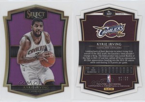 2015-16 Panini Select Premier Level Die-Cut Purple Prizm /99 Kyrie Irving #107