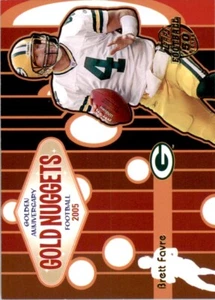 2005 Topps Chrome Golden Anniversary Gold Nuggets #GN2 Brett Favre - Picture 1 of 2