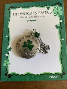 Hidden Irish Blessings Charm - Picture 1 of 3