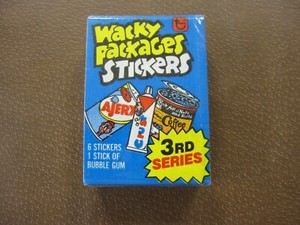 1980 Topps Wacky Packages Reissue 3rd Series 3 Complete Set w/Wrapper *V GOOD*