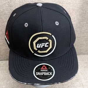 UFC Hat Cap Mens Snapback One Size Reebok Fighting Gym Octagon Walkout MMA - Picture 1 of 9