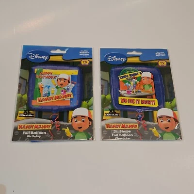 NEW 2 Handy Manny Birthday Fix It Foil Balloons Lot Party Supplies Disney Junior - Image 1 of 3