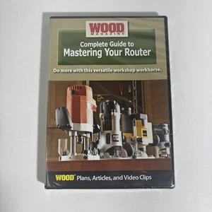 Wood Magazine: Complete Guide to Mastering Your Router DVD ROM W/ Adobe Reader - Picture 1 of 6