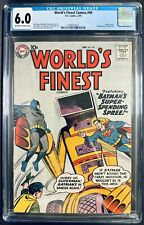 WORLD'S FINEST COMICS #99 CGC 6.0 ROBOT COVER 1959 SUPERMAN BATMAN ROBIN!