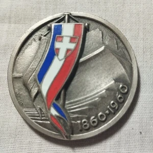 MEDAILLE "CENTENAIRE DE RATTACHEMENT DE LA SAVOIE A LA FRANCE 1860-1960 - Foto 1 di 2